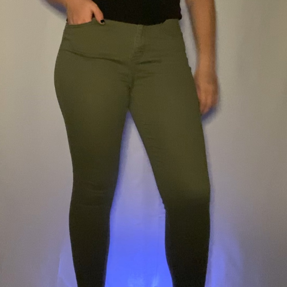 SO Dark Green High Rise Jeggings Size 9